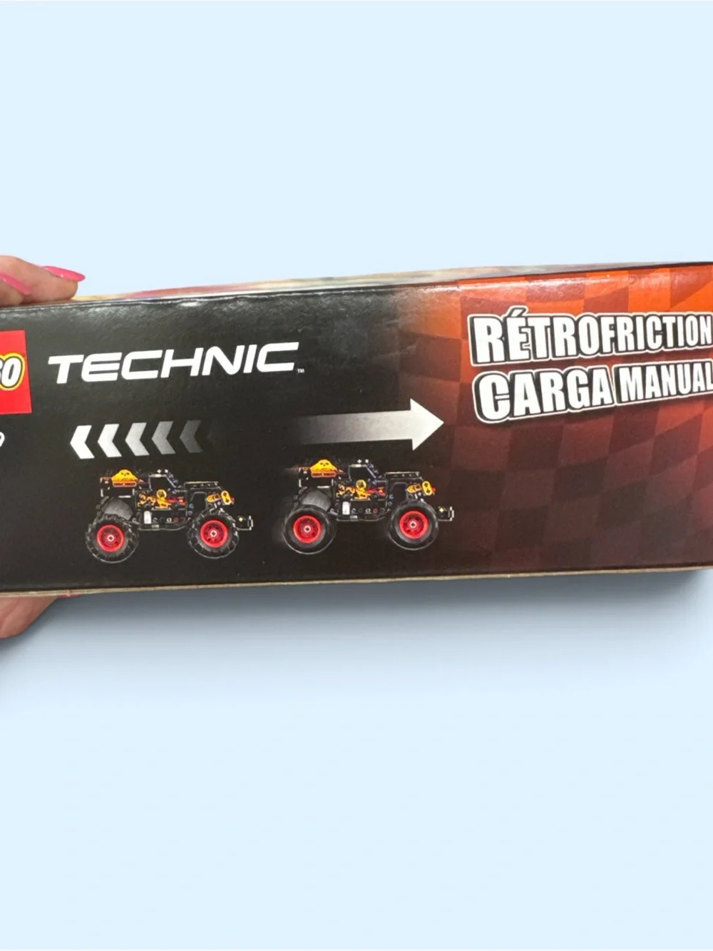 Lego Technic Monster Jam Grave Digger Fire and Ice- Pull Back & Go! NIB 7+ 263pc
